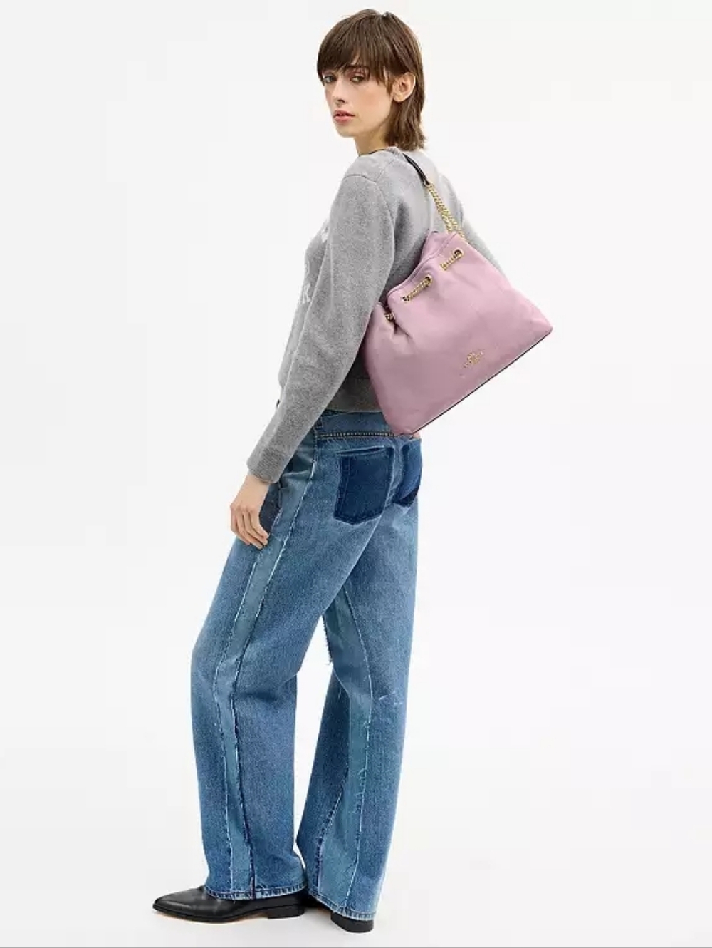 Coach Evelyn Shoulder Bag With Quilting (Pink incarnation) - Picture 12 of 16
